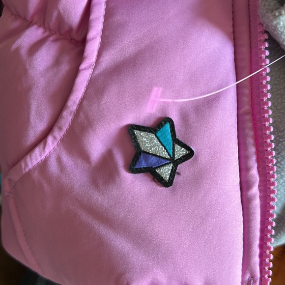 NWT LONDON FOG 12months puffer coat with hood plus beanie - Picture 4 of 9